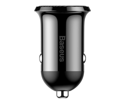 Ładowarka i akumulator Baseus Ładowarka samochodowa Grain Pro (Dual USB 4.8A ) Black